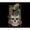 Unus Annus Skull And Music Tapestry Official Unus Annus Merch