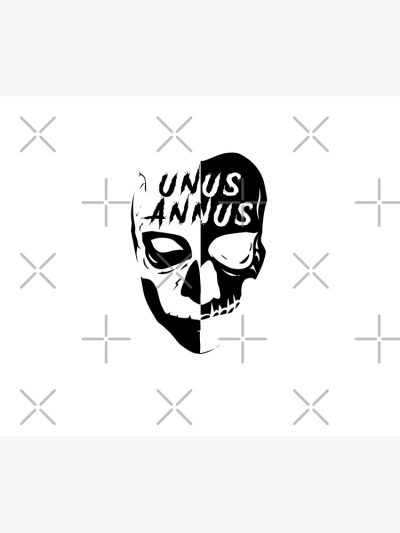 Unus Annus Skull Black Tapestry Official Unus Annus Merch