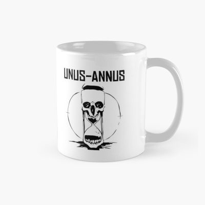 Unus Annus Hourglass Skull Classic Retro Mug Official Unus Annus Merch