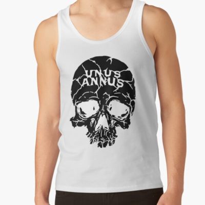 Unus Annus Skull Black Tank Top Official Unus Annus Merch