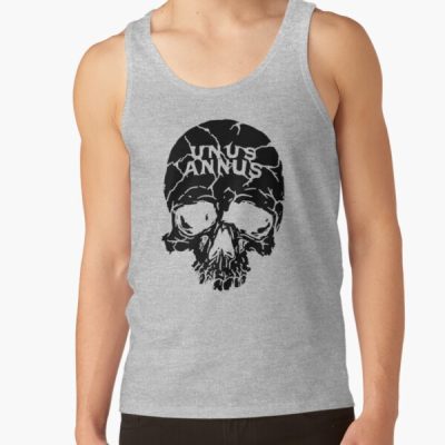 Unus Annus Skull Black Tank Top Official Unus Annus Merch