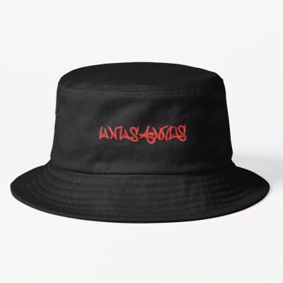 Unus Annus Spray Paint In Red Bucket Hat Official Unus Annus Merch