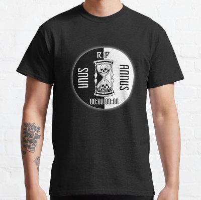 Unus Annus Rip 00 Time Up Black And White T-Shirt Official Unus Annus Merch