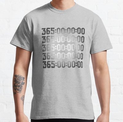 Unus Annus 365 Days Time Clock T-Shirt Official Unus Annus Merch