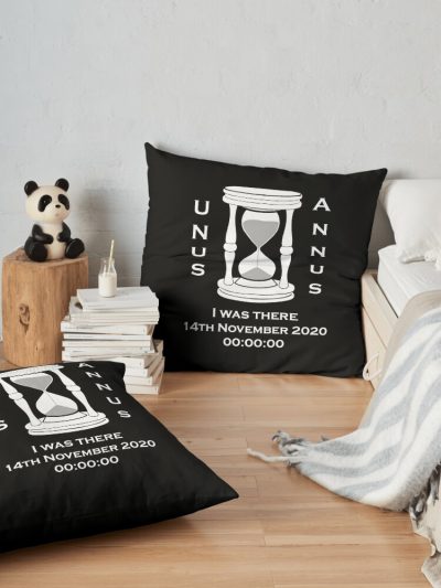 I Was There - Unus Annus Throw Pillow Official Unus Annus Merch