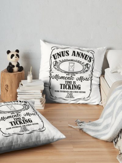 Unus Annus Crest Throw Pillow Official Unus Annus Merch