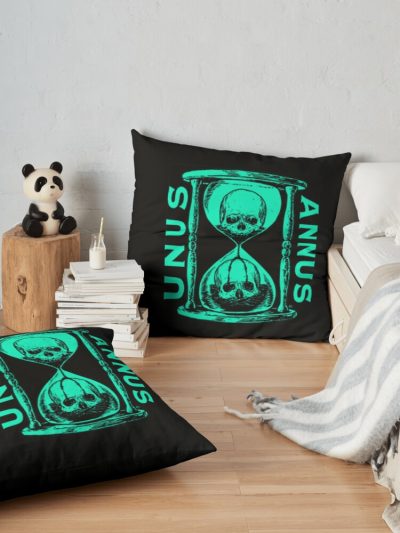 Camp Unus Annus Throw Pillow Official Unus Annus Merch