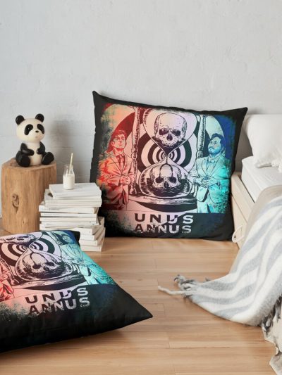 Camp Unus Annus Split Throw Pillow Official Unus Annus Merch