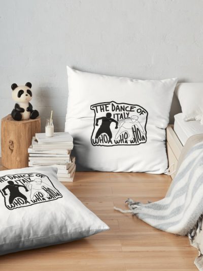 The Dance Of Italy Unus Annus Sticker Throw Pillow Official Unus Annus Merch