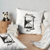 Memento Mori Hourglass Skulls (Unus Annus) Throw Pillow Official Unus Annus Merch