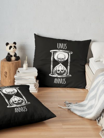 Unus Annus - Unus Annus Split - Unus Annus Hourglass Throw Pillow Official Unus Annus Merch