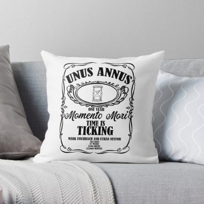 Unus Annus Crest Throw Pillow Official Unus Annus Merch