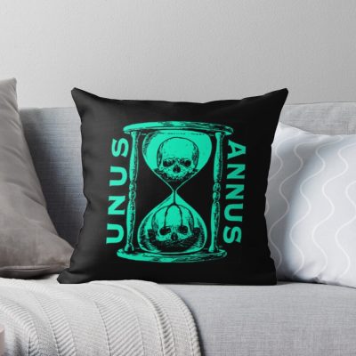 Camp Unus Annus Throw Pillow Official Unus Annus Merch