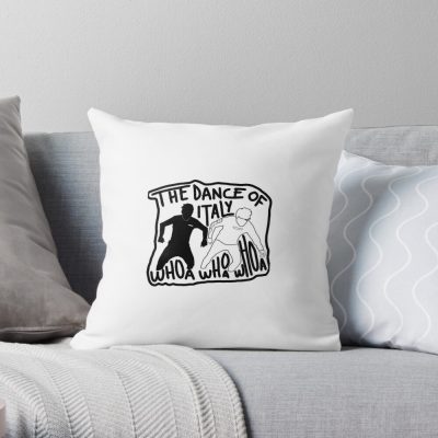 The Dance Of Italy Unus Annus Sticker Throw Pillow Official Unus Annus Merch