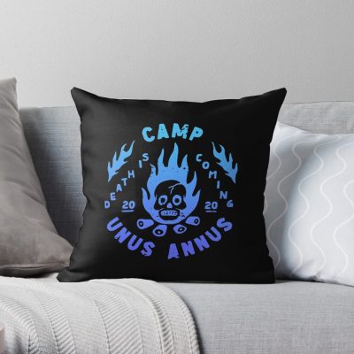 Unus Annus Camp Throw Pillow Official Unus Annus Merch