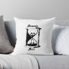 Memento Mori Hourglass Skulls (Unus Annus) Throw Pillow Official Unus Annus Merch