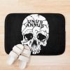 Unus Annus Skull White Bath Mat Official Unus Annus Merch