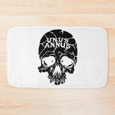 Unus Annus Skull Black Bath Mat Official Unus Annus Merch