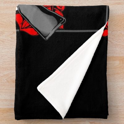 Unus Annus Skull And Roses Throw Blanket Official Unus Annus Merch