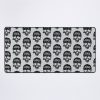 Unus Annus Skull Black Mouse Pad Official Unus Annus Merch