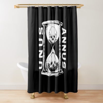 Unus Annus Skull Shower Curtain Official Unus Annus Merch