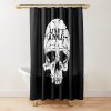 Unus Annus Skull White Shower Curtain Official Unus Annus Merch