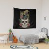 Unus Annus Skull And Music Tapestry Official Unus Annus Merch